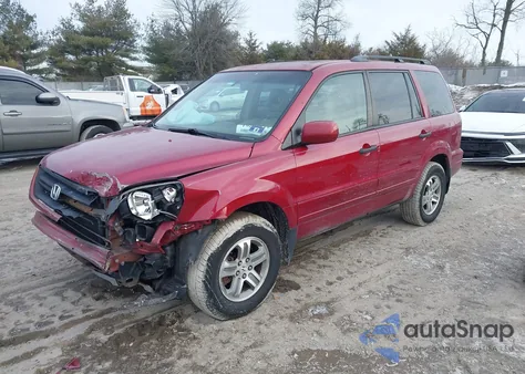 2004 Honda Pilot Ex-L из США, поврежденный, VIN 2HKYF185X4H588957